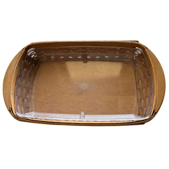 Longaberger Authentic 2003 Classic Hostess Serve-it-up Basket Combo Decor - Picture 6 of 10